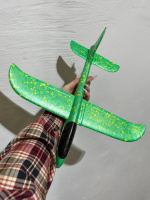 Дитячий метальний літак-планер C28006(Green) довжина 24 см