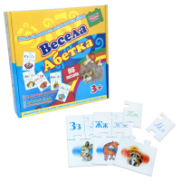 Пазли Весела абетка (укр.алфавіт)525 