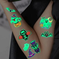 Набір дитячих тимчасових тату "Halloween glow" kids-tatto-halloween-glow-set-1