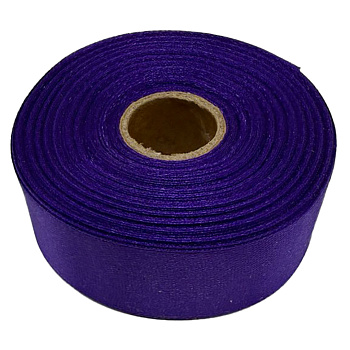 Атласна стрічка для рукоділля АБ-312, 2,5 см x 23 м, фіолетовий