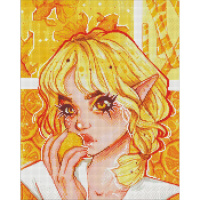 УЦІНКА! Алмазна мозаїка "Апельсинове захоплення" AMO7607-UC 40х50 см