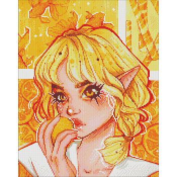 УЦІНКА! Алмазна мозаїка "Апельсинове захоплення" AMO7607-UC 40х50 см