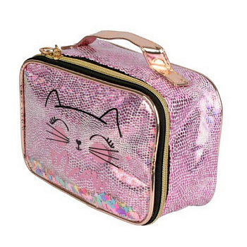 Дитяча косметичка з принтом "Кішка" T21398, 21x13x12 см