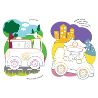 Дитяча розмальовка "Транспорт" 1657003 віршики, завдання, 16 сторінок