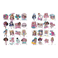 Дитяча книжка-розмальовка "Tweens Emma Emo" LCB8 зі стікерами