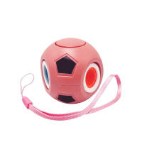 Дитяча іграшка-антистрес "Футбольний м'яч" BK168-27(Coral) з петелькою