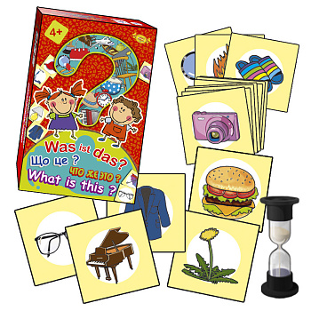 Дитяча розвиваюча гра "Was ist das?" (Що це?) MKZ0806 англ. мовою