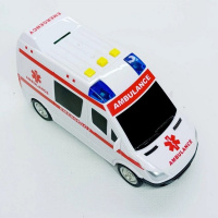 Дитяча автомодель "Швидка допомога" 7994, 17х7 см, звукові та світлові ефекти