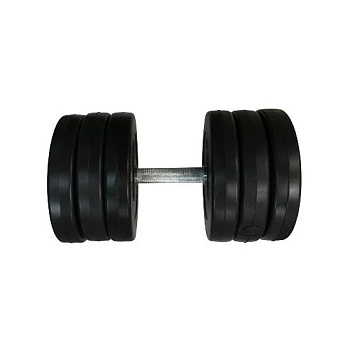 Гантель складальна композитна в пластиковій оболонці Rock Pro-R 16,5 кг NE-PL-R-016