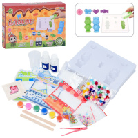 Набір для створення фігурки-антистресу "Лабубу" NJ-12, 6 молдів, 18 предметів