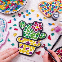 Дитячий набір для творчості кришталева мозаїка "Кактус" MA2006