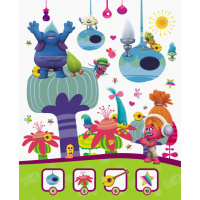 Книжка-віммельбух "1001 річ, що сховалася" 896001 серія "Тролі", 20 сторінок