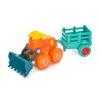 Дитяча машинка інерційна "Будівельна" 2018-55 з причепом 