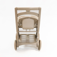 Коляска для ляльок з шезлонгом 0122/02eco бежевий