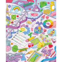 Книжка-віммельбух "Шукай та знаходь" 896002 серія "Тролі", 20 сторінок