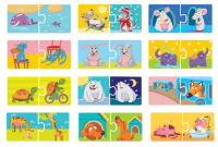 Дитячі пазли Протилежності DoDo 300151, 24 елемента