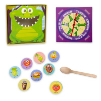 Настільна гра "Погодуй мене - крокодил" 30379 інструкція 20 фішок, рулетка
