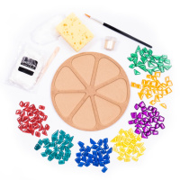 Набір для творчості скляна мозаїка "Квітка" MA2034, 2 рівень