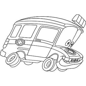 Розпис по полотну "Швидка допомога" Art Craft 15069-AC 25х30 см                                                      