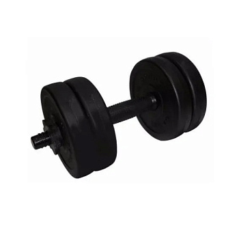 Гантель складальна композитна в пластиковій оболонці Rock pro 5,5 кг NE-PL-G-005