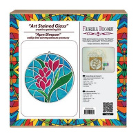 Набір для вітражного живопису за номерами "Весняні Квіти" FDSGK-06