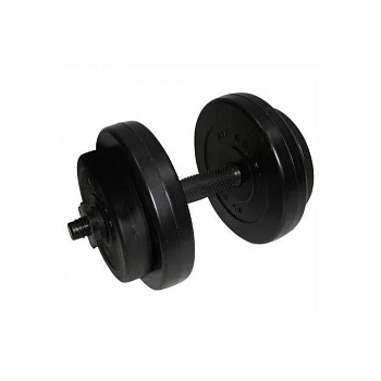 Гантель складальна композитна в пластиковій оболонці Rock pro 8 кг NE-PL-G-008