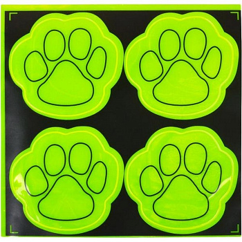 Наклейка світловідбиваюча "Лапа" 127-CIT 4 штуки