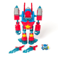 Ігровий набір SUPERTHINGS - СУПЕРБОТ ТРАНСФОРМЕР СИЛА (робот-траснформер, фігурка, аксесуар)