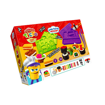 Креативна творчість "Тісто для ліплення "Шеф-кухар" TMD-17-01U…-04U з формами