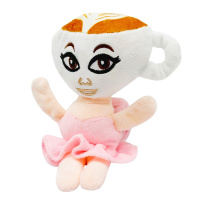 Дитяча м'яка іграшка-браслет "Балерина Капучино" IBR-H-5 музична