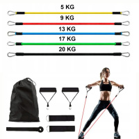 Набір еспандерів трубчастих силових "Power Strength Tube" NE-PW-5 5 шт