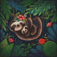 УЦІНКА! Алмазна мозаїка "Тропіки" ©Elena Schweitzer AMO7325-UC 40х40 см