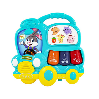 Дитяча музична іграшка "Веселий автобус" 8633(Blue)