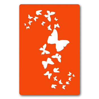 Трафарет для біо-тату Метелики bx002-24*34см, розмір 24х34 см