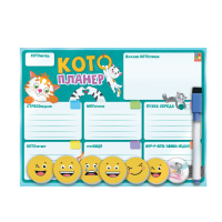 Магнітна дошка "Кото-планер" Vladi Toys VT3601-25 Укр