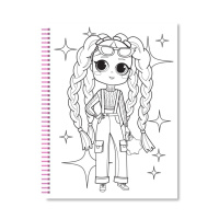 Дитяча розмальовка з олівцями "Coloring fun" НТ-39-01, 24 аркуши