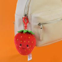 М'яка іграшка-брелок "Полуниця" PLC25086, розмір 10 см