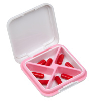 Кейс для капсул Fitseven UZSPACE TP005WP, білий з ромбами