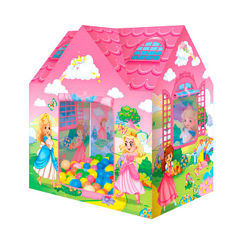 Дитячий намет "Будиночок принцес" MR 1300 з кульками, 104х70х94 см