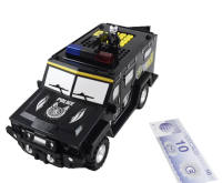 УЦІНКА! Машинка-скарбничка DSM-6672(Black) 30см, з музикою та світлом