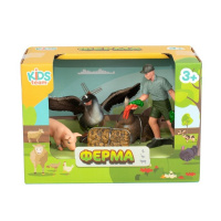 Дитячий іграшковий набір "Ферма" Q9899-T7_1 гусак, свинка, кролик