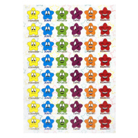 Оцінююча наклейка Зірочки KT23082501, 1 лист, 48 наклейок