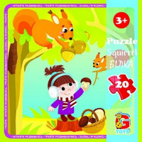 Дитячий пазл "Лісові мешканці" LR06, 20 елементів