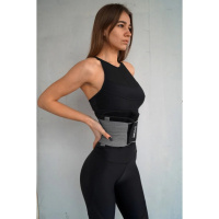 Пояс-корсет для підтримки спини "Waist Shaper" Power System 6031GR-3 Grey, S/M